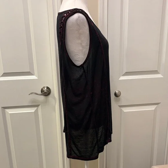 Harley-Davidson Woman's Black Tank Top XL Red Highlights - Picture 6 of 14